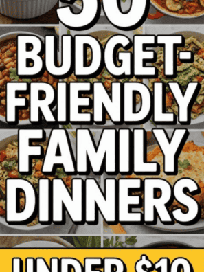 50 Budget-Friendly Family Dinners Under $10 | Cheap Easy Meals for Families