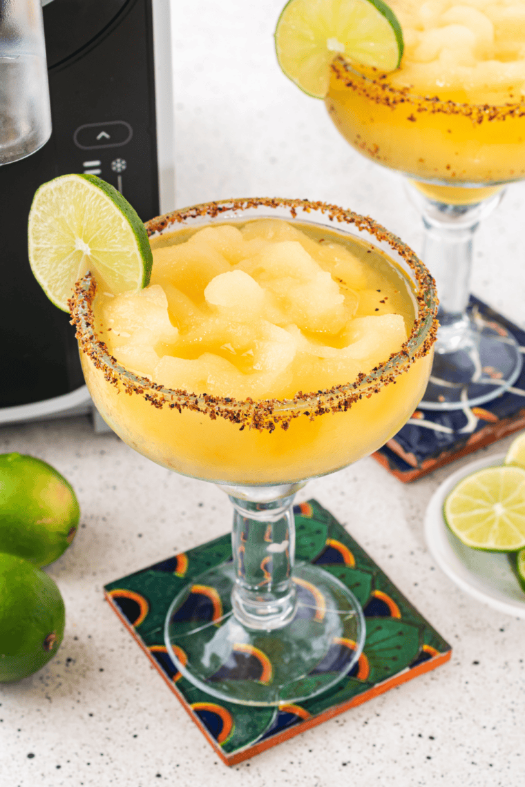 Mango margarita twist on the copycat Texas Roadhouse Legendary Margarita