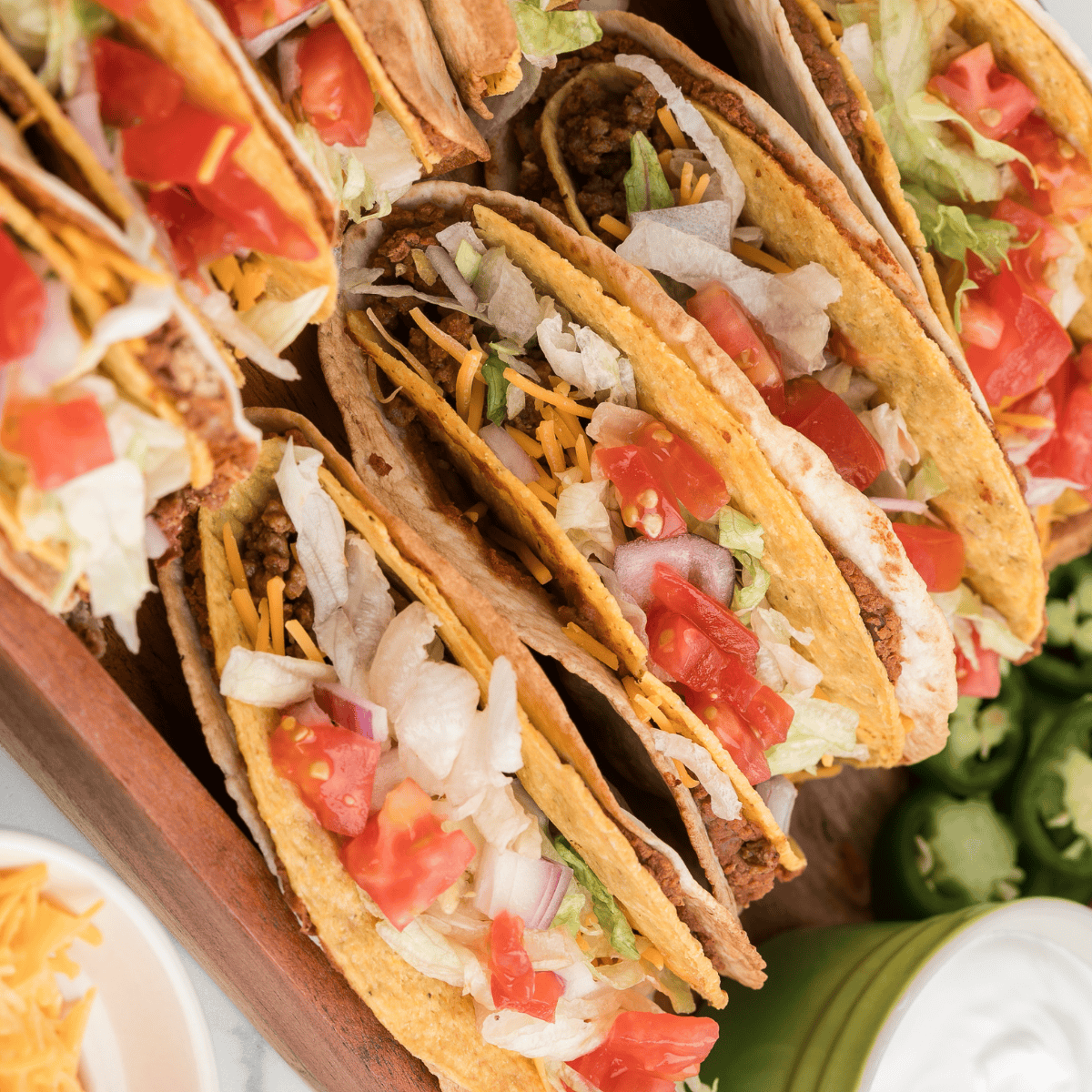 Del Taco Copycat Beef Tacos