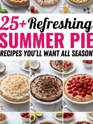 15+ Refreshing Summer Pie Recipes – Fruity, Creamy & Crowd-Favorite Classics