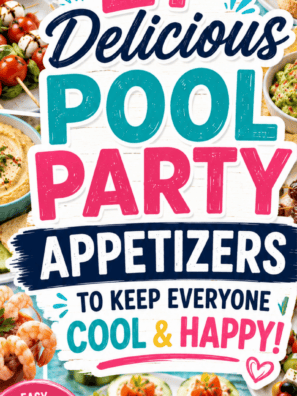 21+ Delicious Pool Party Appetizers to Keep Everyone Cool and Happy