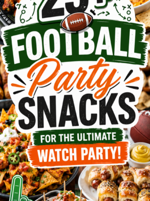 25+ Football Party Snacks for the Ultimate Watch Party