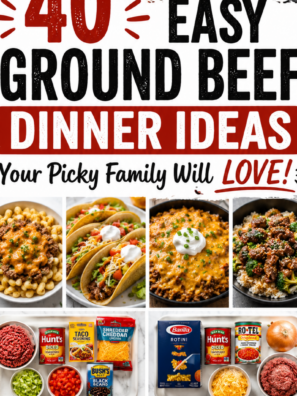 40 Lazy Ground Beef Dinner Ideas Your Family Will LOVE!