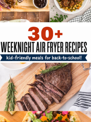 30+ Weeknight Air Fryer Recipes for Back to School