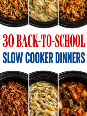 Back to School Slow Cooker Dinners