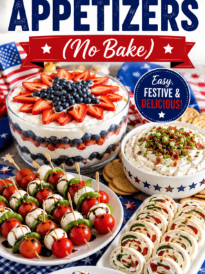 Classic 4th of July Appetizers (No Bake)
