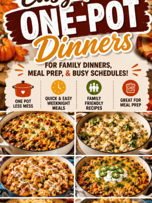 35+ Easy Fall One-Pot Dinners for Family Dinners, Meal Prep, & Busy Schedules!