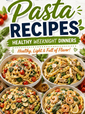 30+ Easy Low Calorie Pasta Recipes for Healthy Weeknight Dinners | Healthy Pasta Recipes