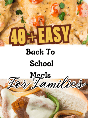 40+ Quick back to school dinners