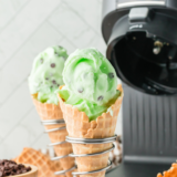 Ninja Creami Copycat Blue Bell Mint Chocolate Chip Recipe