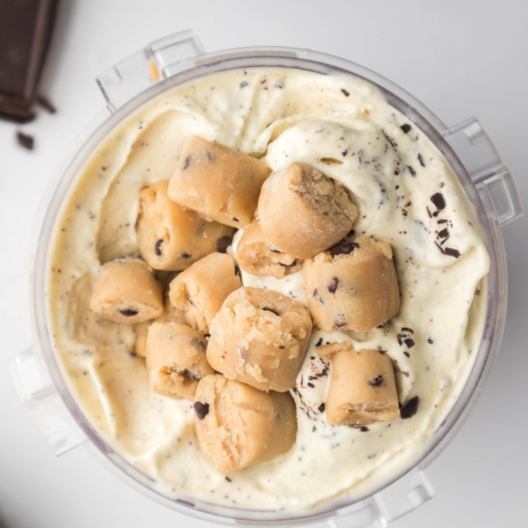 Re-spinning crumbly Ninja Creami ice cream into a smooth, thick blizzard texture