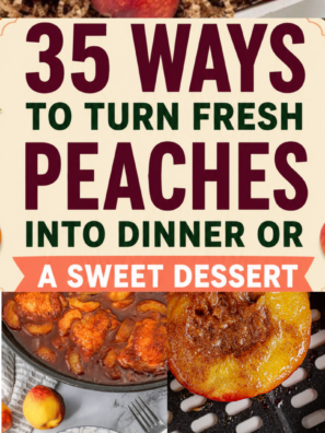 www.cookedandloved.com 30 Must-Try Peach Recipes (Sweet & Savory) By Penny Jackson Pinned to Favorite Recipes by Penny Jackson Created: Sep 9, 2025 Light, fresh, and flavorful — these healthy peach recipes are perfect for snacks, breakfasts, and summer desserts. Click through for the full roundup of sweet and savory recipes using peaches.