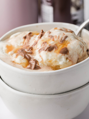 Ninja Creami Talenti Sea Salt Caramel (Copycat Gelato)