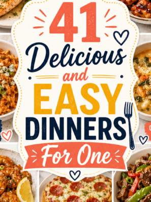 41 Delicious and Easy Dinners For One