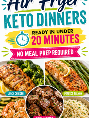 Air Fryer Keto Dinners Ready in Under 20 Minutes — No Meal Prep Required
