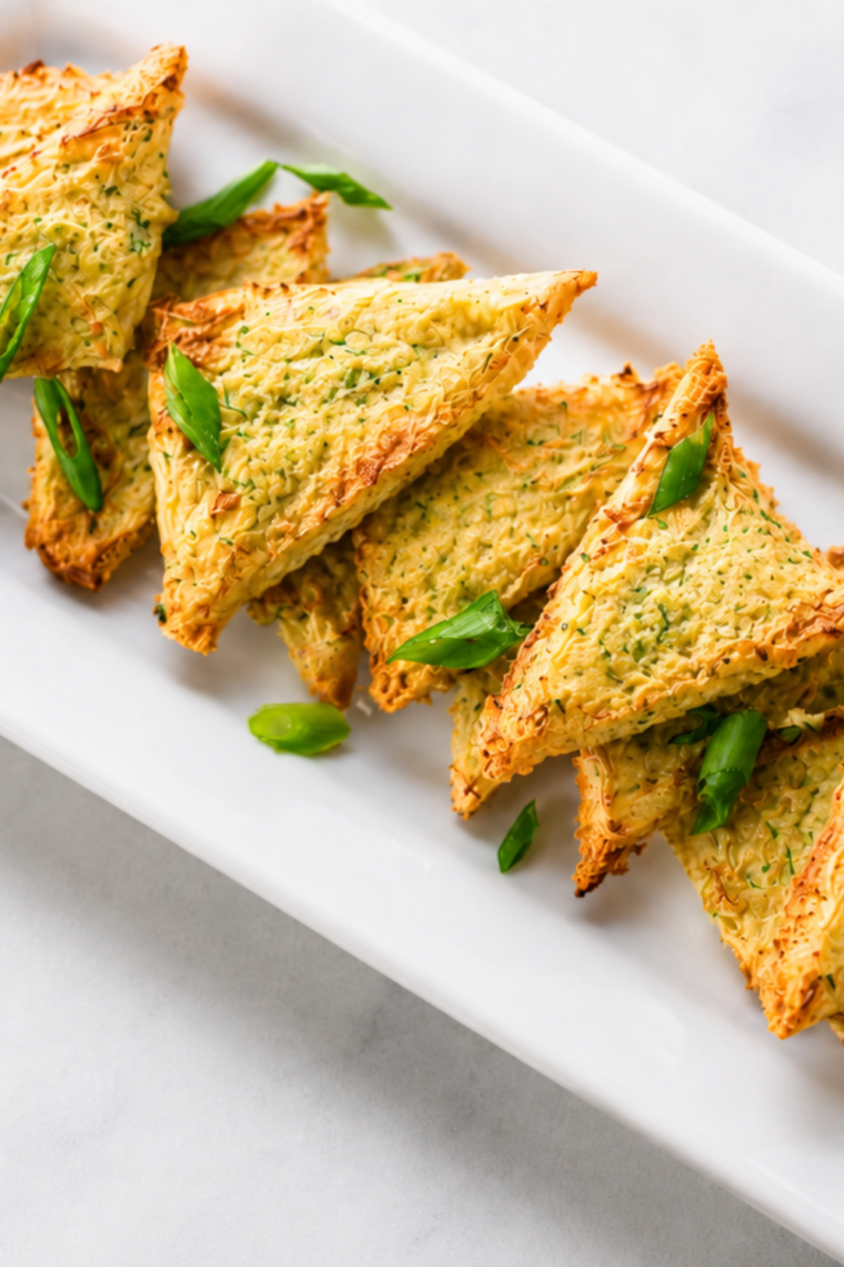 Golden, crispy air fryer shrimp toast served hot with dipping sauce
