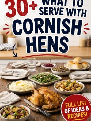 What To Serve With Cornish Hens