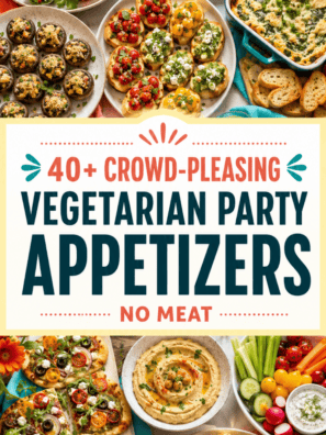 40+ Crowd-Pleasing Vegetarian Party Appetizers