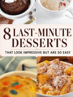 8 last-minute desserts that look impressive but are so easy